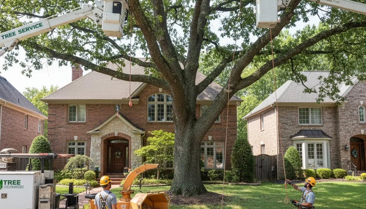 Tree service crew in Albany, GA handling professional tree trimming and removal